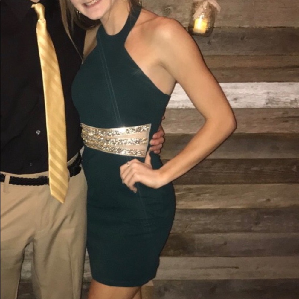 Emerald Green Bodycon Dress!